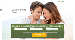 Desktop Screenshot of disabled.dating.singlescrowd.com