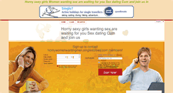 Desktop Screenshot of hornywomenwantingmen.singlescrowd.com