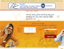 Tablet Screenshot of hornywomenwantingmen.singlescrowd.com