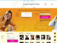 Tablet Screenshot of cupid.singlescrowd.com