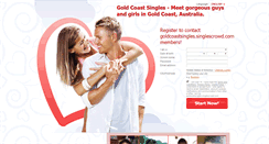 Desktop Screenshot of goldcoastsingles.singlescrowd.com