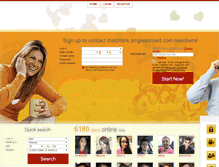 Tablet Screenshot of matchlink.singlescrowd.com