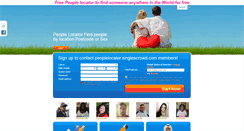 Desktop Screenshot of peoplelocator.singlescrowd.com