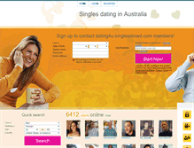 Tablet Screenshot of dating4u.singlescrowd.com