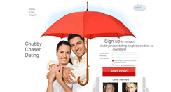 Desktop Screenshot of chubbychaserdating.singlescrowd.co.nz