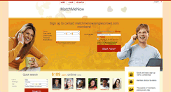 Desktop Screenshot of matchmenow.singlescrowd.com
