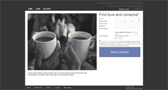 Desktop Screenshot of lonelyheartsdating.singlescrowd.com