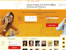Tablet Screenshot of hindudating.singlescrowd.com