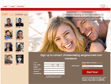 Tablet Screenshot of christiandating.singlescrowd.com