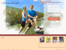 Tablet Screenshot of climbingpartners.singlescrowd.com