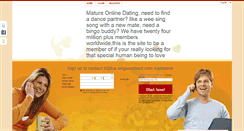 Desktop Screenshot of 50plus.singlescrowd.com