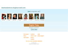 Tablet Screenshot of blackasianlove.singlescrowd.com