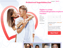 Tablet Screenshot of professionalsugarbabies.singlescrowd.com