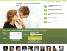 Tablet Screenshot of datedisabled.singlescrowd.com