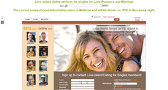 Desktop Screenshot of loveisland.singlescrowd.com