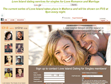 Tablet Screenshot of loveisland.singlescrowd.com