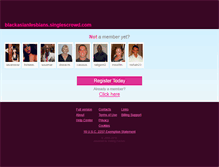 Tablet Screenshot of blackasianlesbians.singlescrowd.com